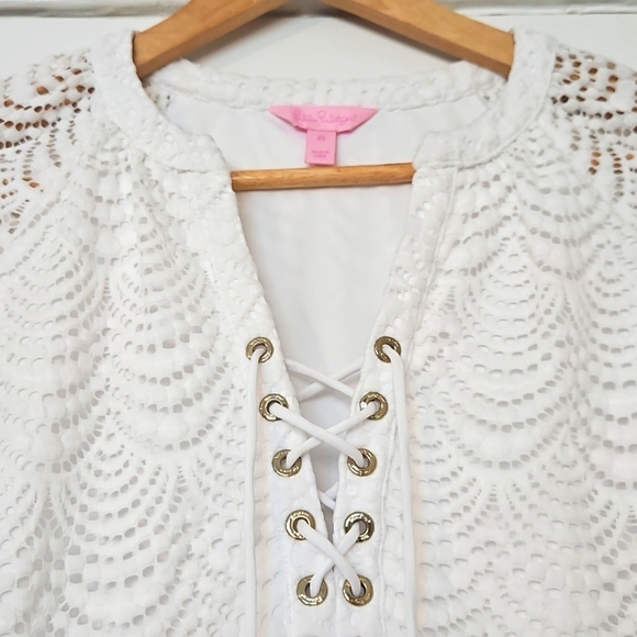 Lilly Pulitzer Sea Isle dress Lacey Lace-Up XS - Picture 4 of 5